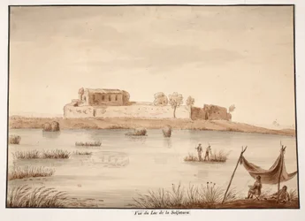Vue du lac de Solfatura, 1833